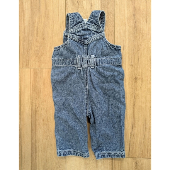 Vintage Cherokee Baby Car Embroidered Denim Overalls - Picture 2 of 5